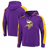 Men's Minnesota Vikings NFL Pro Line by Fanatics Branded Iconic Pullover Hoodie Purple,baseball caps,new era cap wholesale,wholesale hats